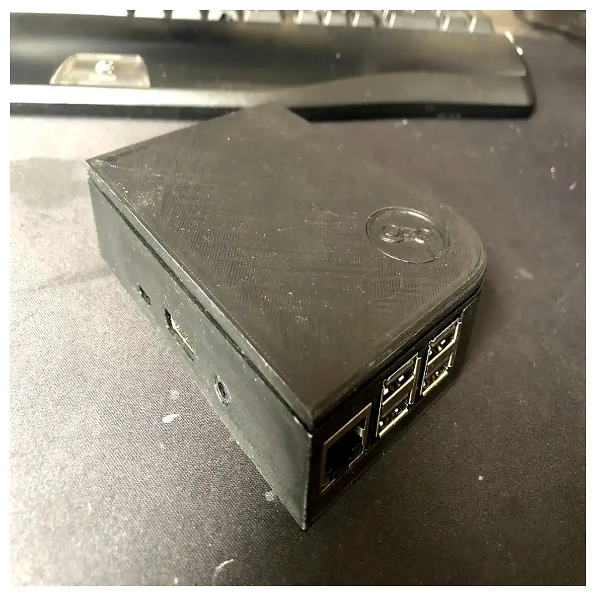 raspberry pi 3b case for steam link retro gaming console shell housing with cooling