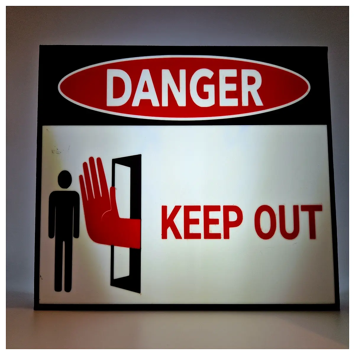 no photography lightbox prop studio background no camera allowed sign photo shoot restriction sticker