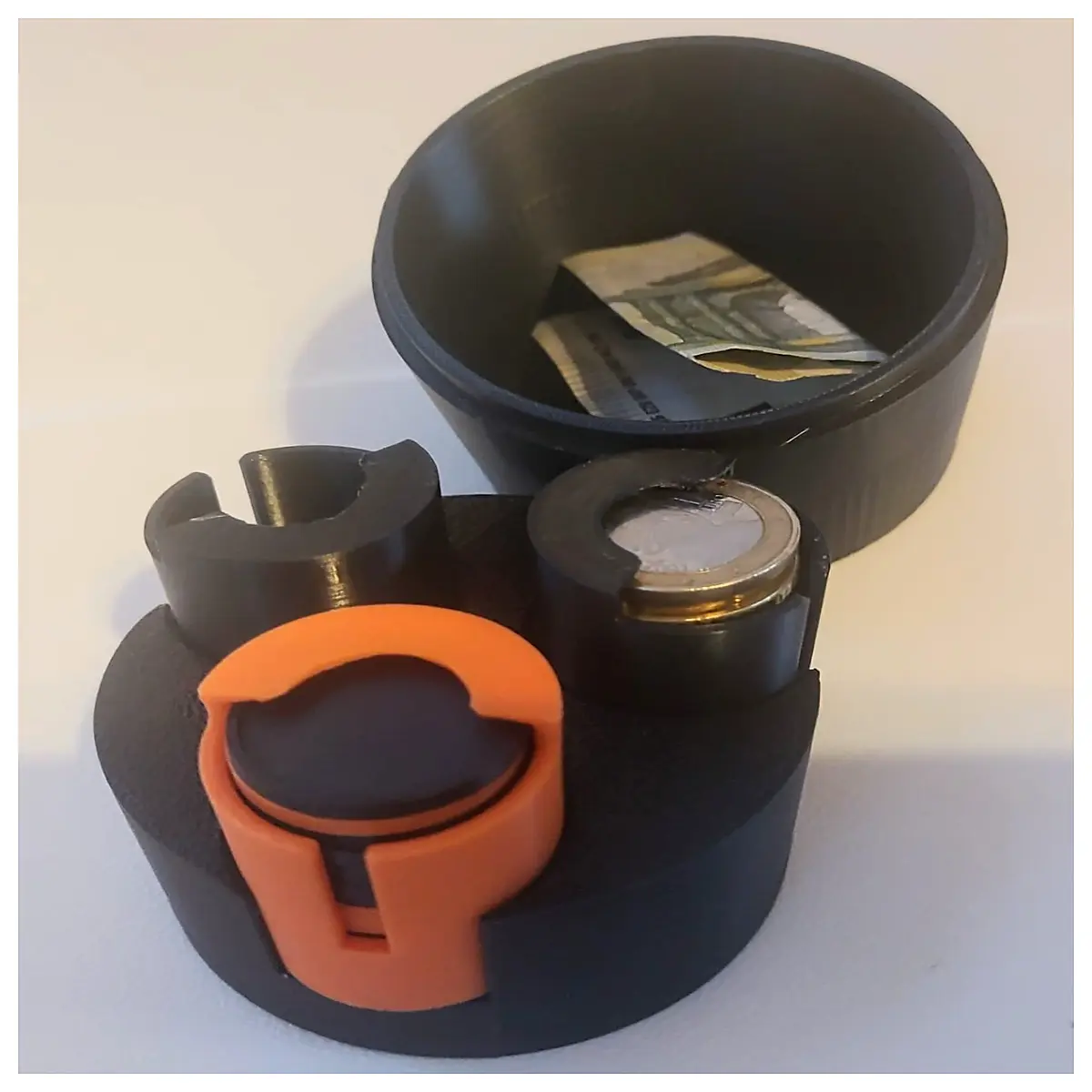 car coin holder with adapter auto organizer dashboard storage