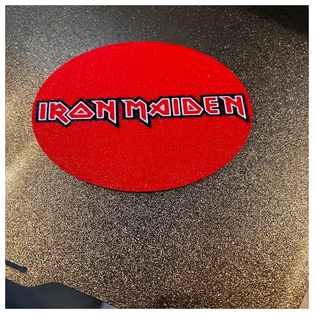 coaster set metal band merch drink protection table mat