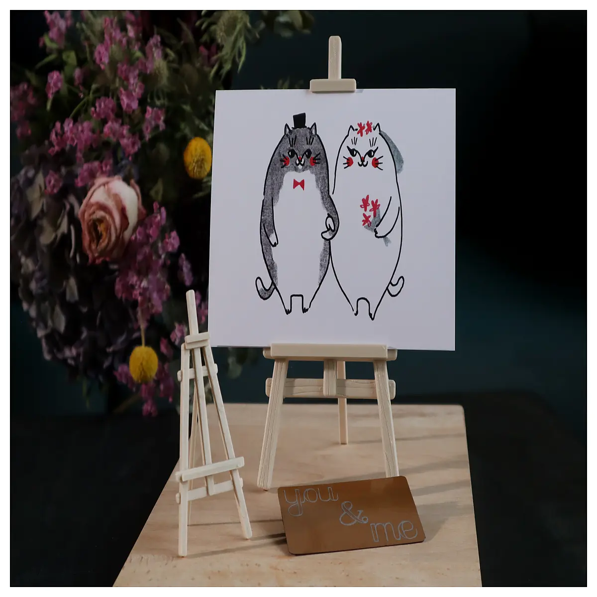 mini easel for kids table top wooden art portrait small painting holder