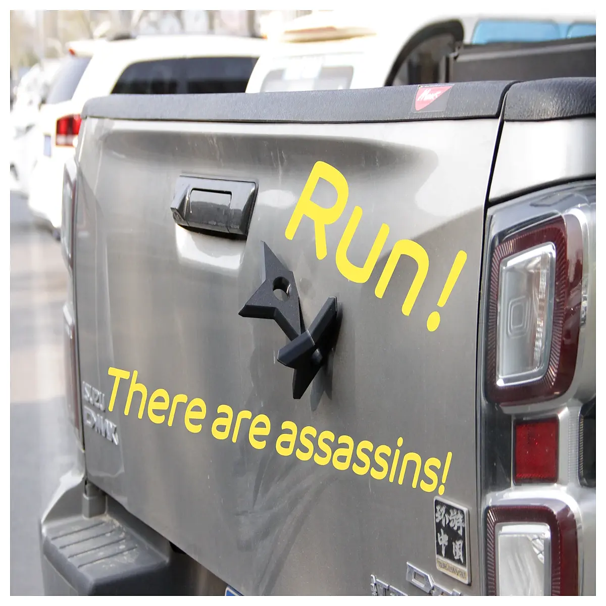 funny running meme sticker for laptop humorous athletic failure decal sarcastic sports humor gift