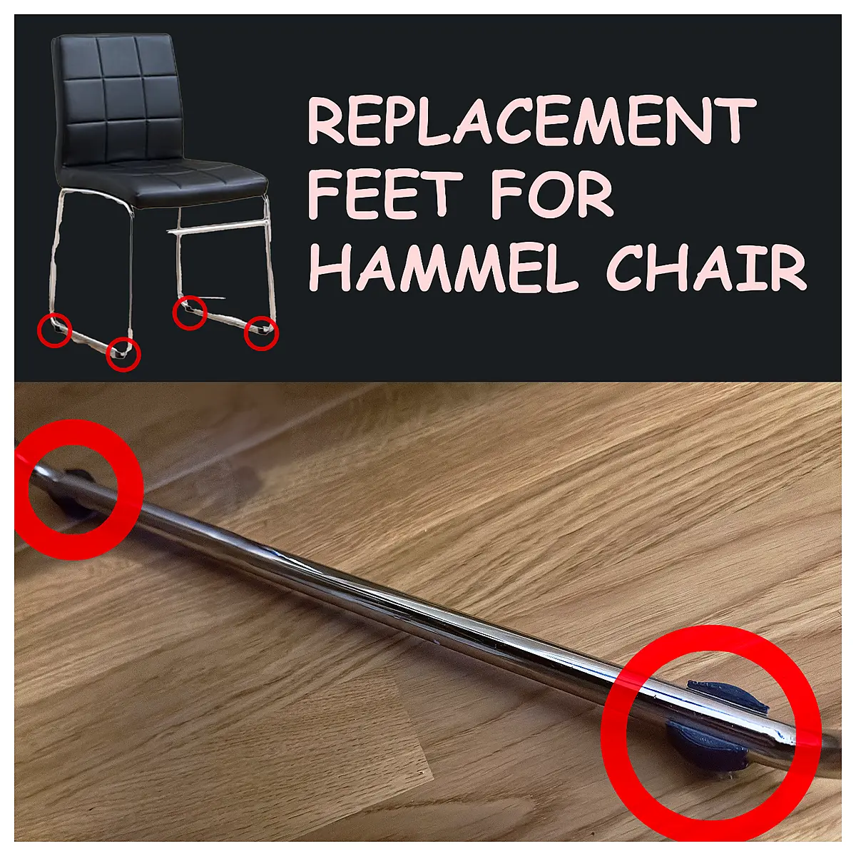 replacement legs for jysk hammel chair spare feet caps rubber floor protectors universal furniture glides
