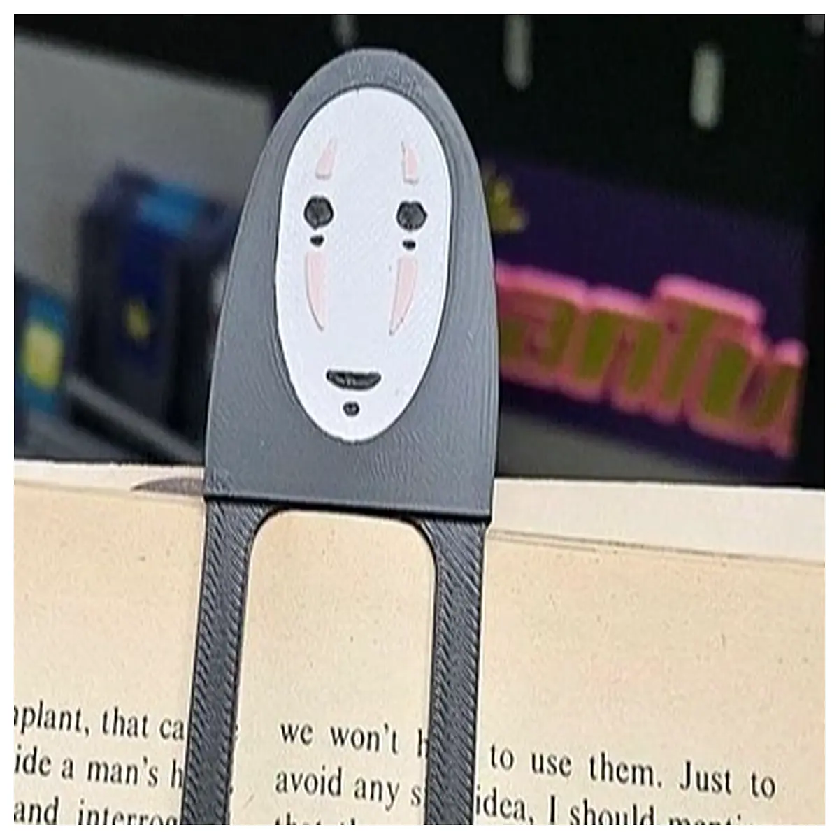 no face bookmark studio anime collectible students