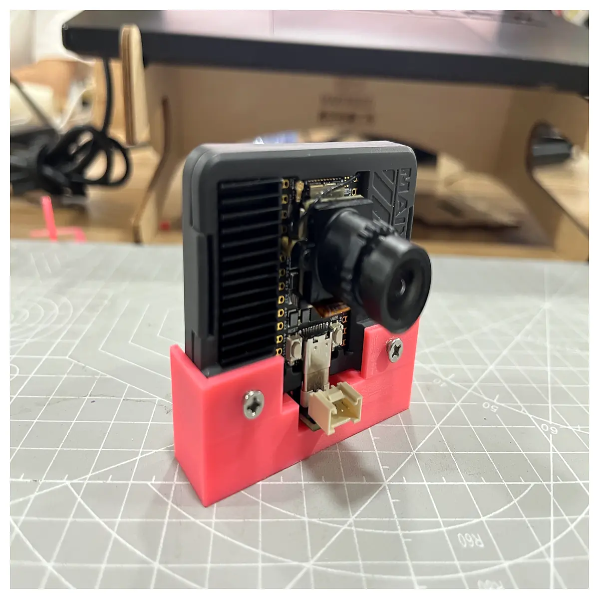 maixcam mount bracket holder for devkit s3 camera module desktop setup