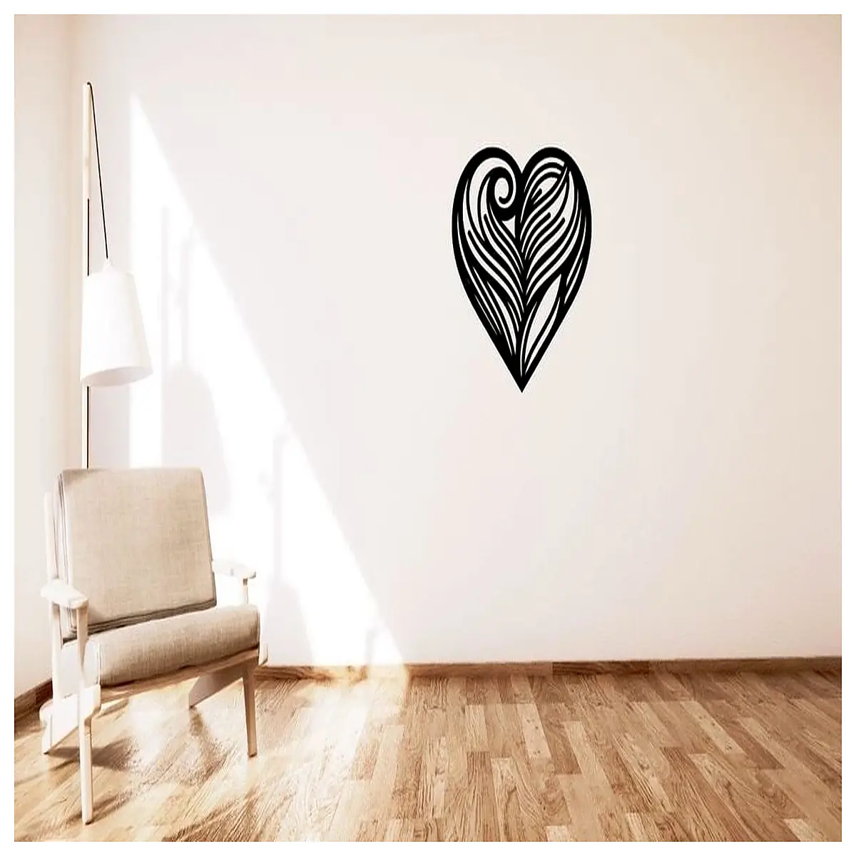 shaped wall decor for living room romantic bedroom accent piece love themed desktop statue cute srdce style home decoration
