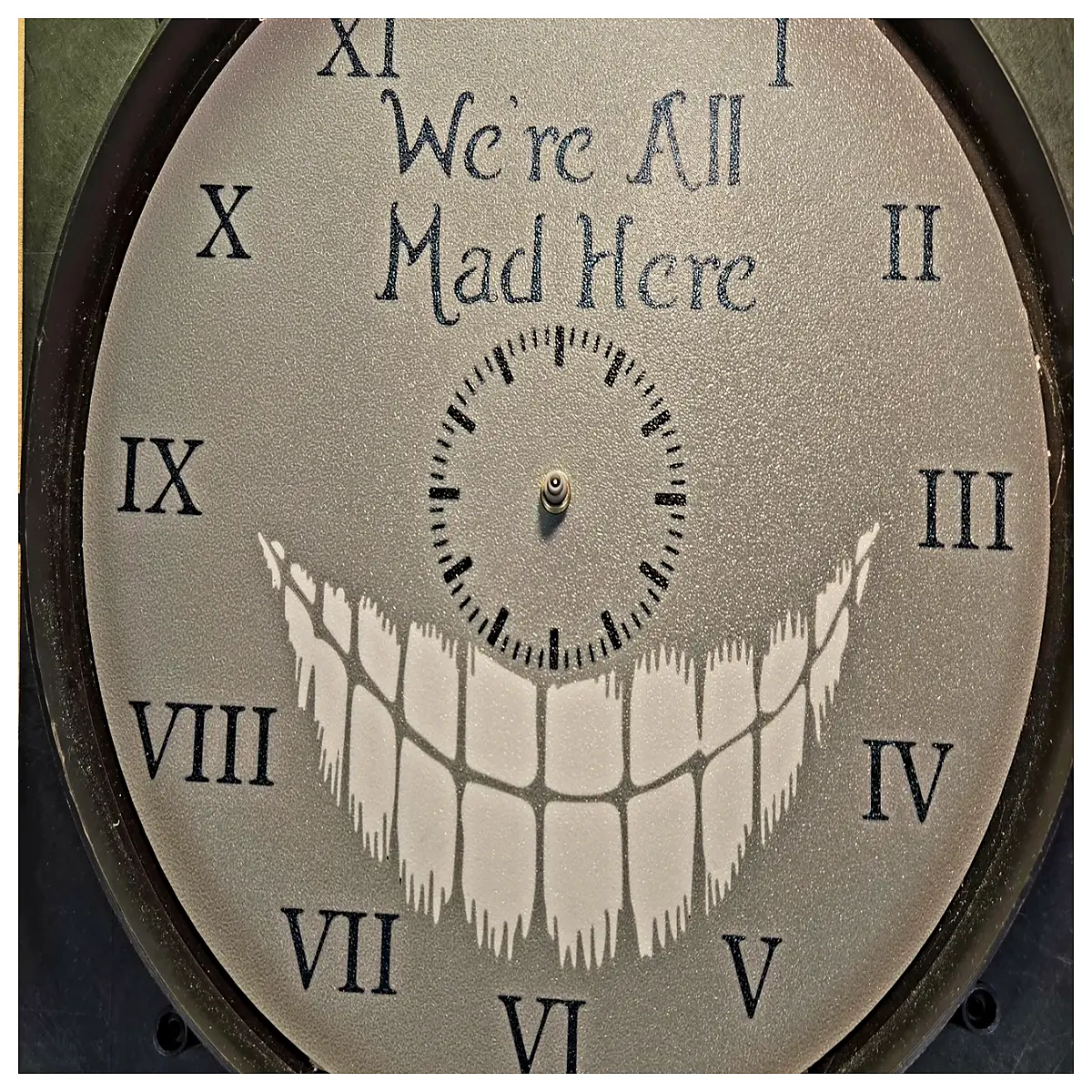psychedelic wall clock for bedroom trippy art decor weirdo aesthetic home accessories crazy face timepiece hippie gift ideas