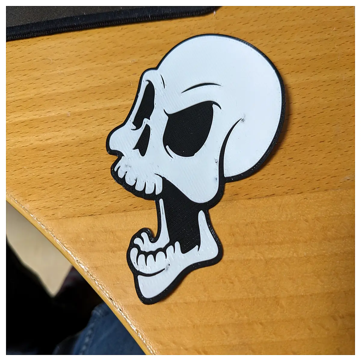 cartoon skull pin badge enamel lapel pin goth punk rock accessory for jacket bag
