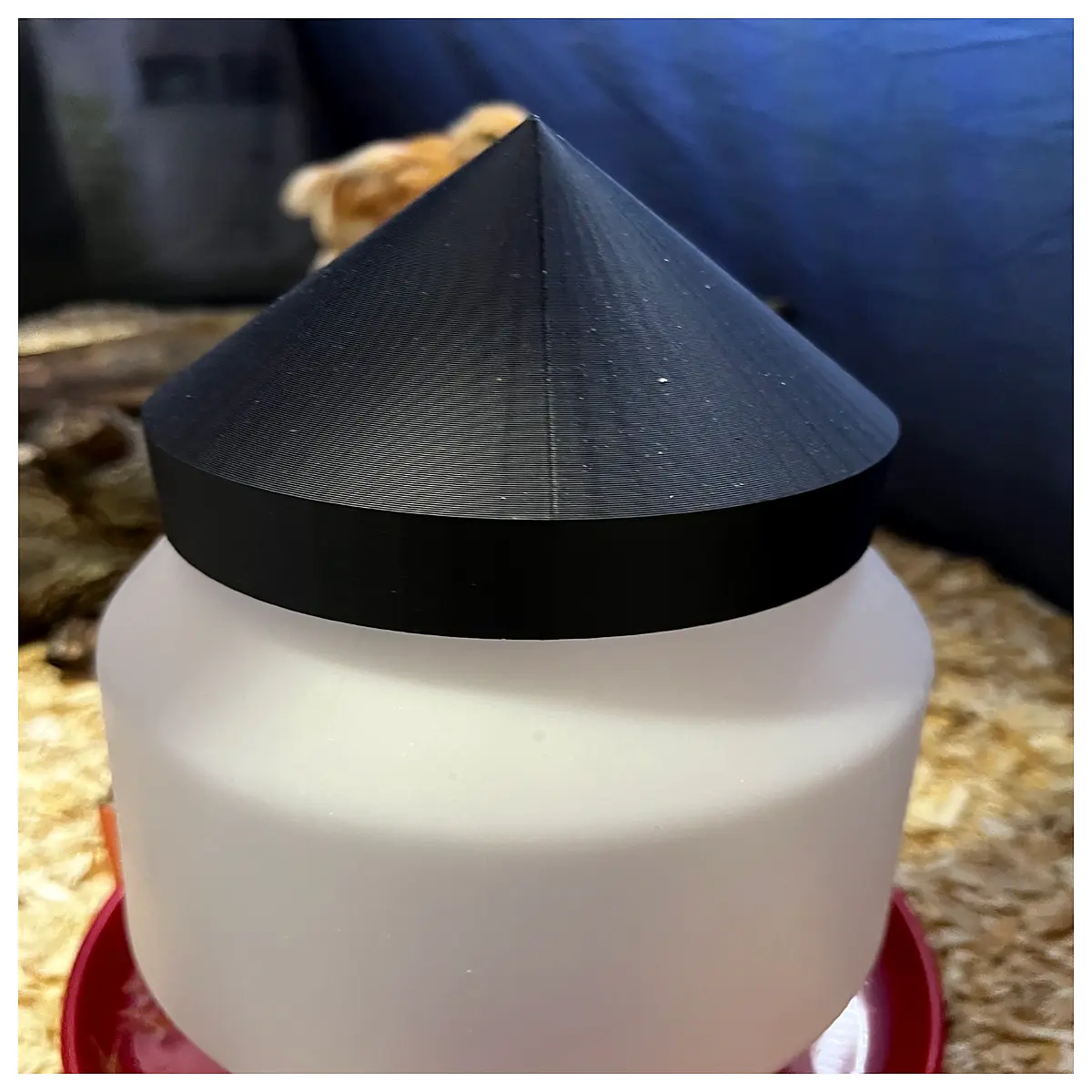 bird proof poultry waterer guard anti perching cover for chickens ducks geese outdoor feeder protection