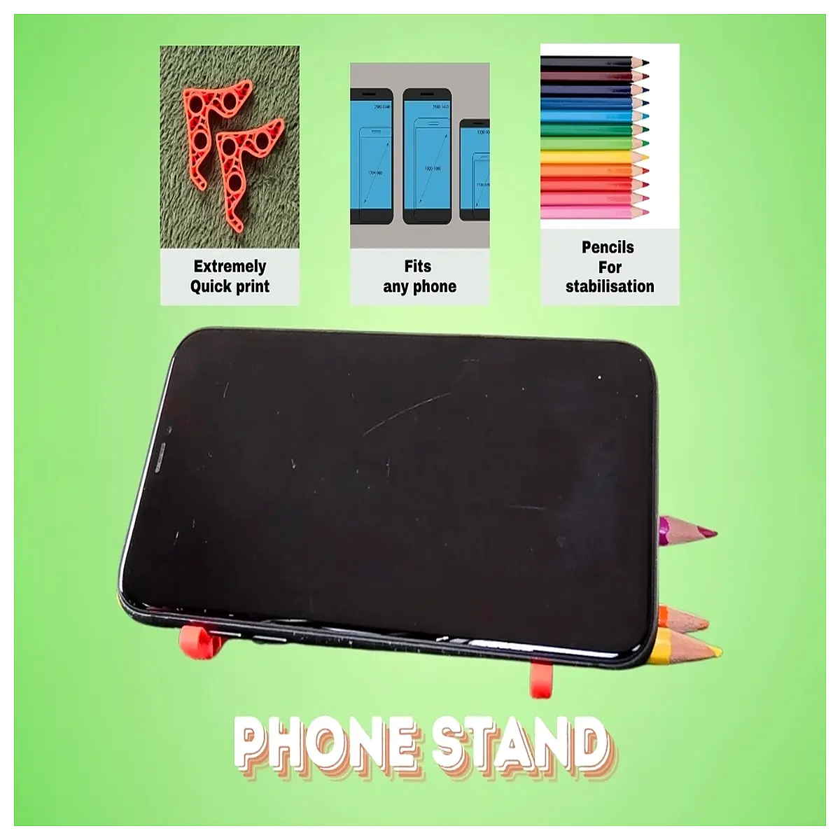 fast phone for printing workflow quick access mobile holder