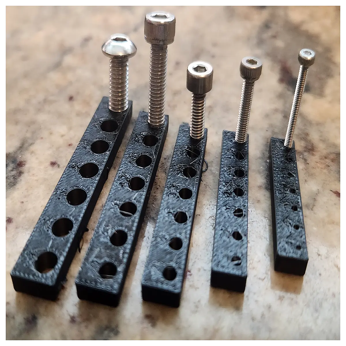 m2 m6 metric thread pitch gauge set check screw size diameter caliper tool for manufacturing quality control