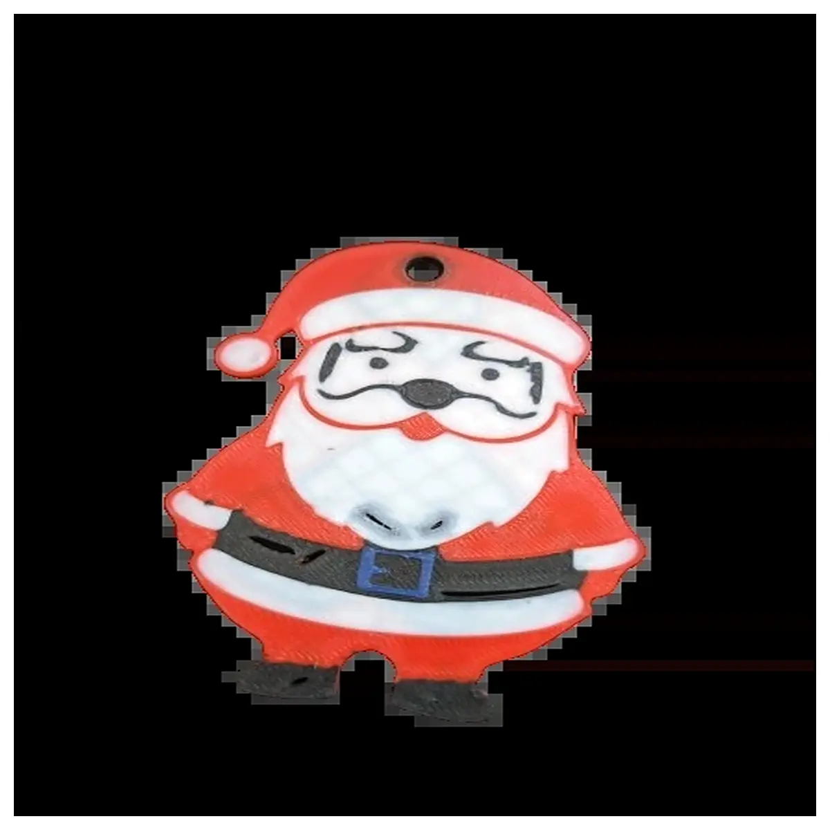 santa claus christmas tree hanging ornaments festive holiday decor for home party