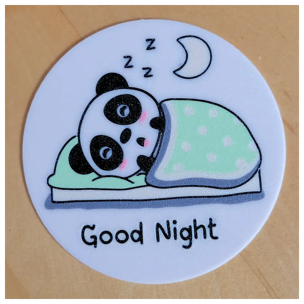 cute panda tea candle holder for bedroom nightstand ambient mood lighting decor cozy sleep atmosphere gift