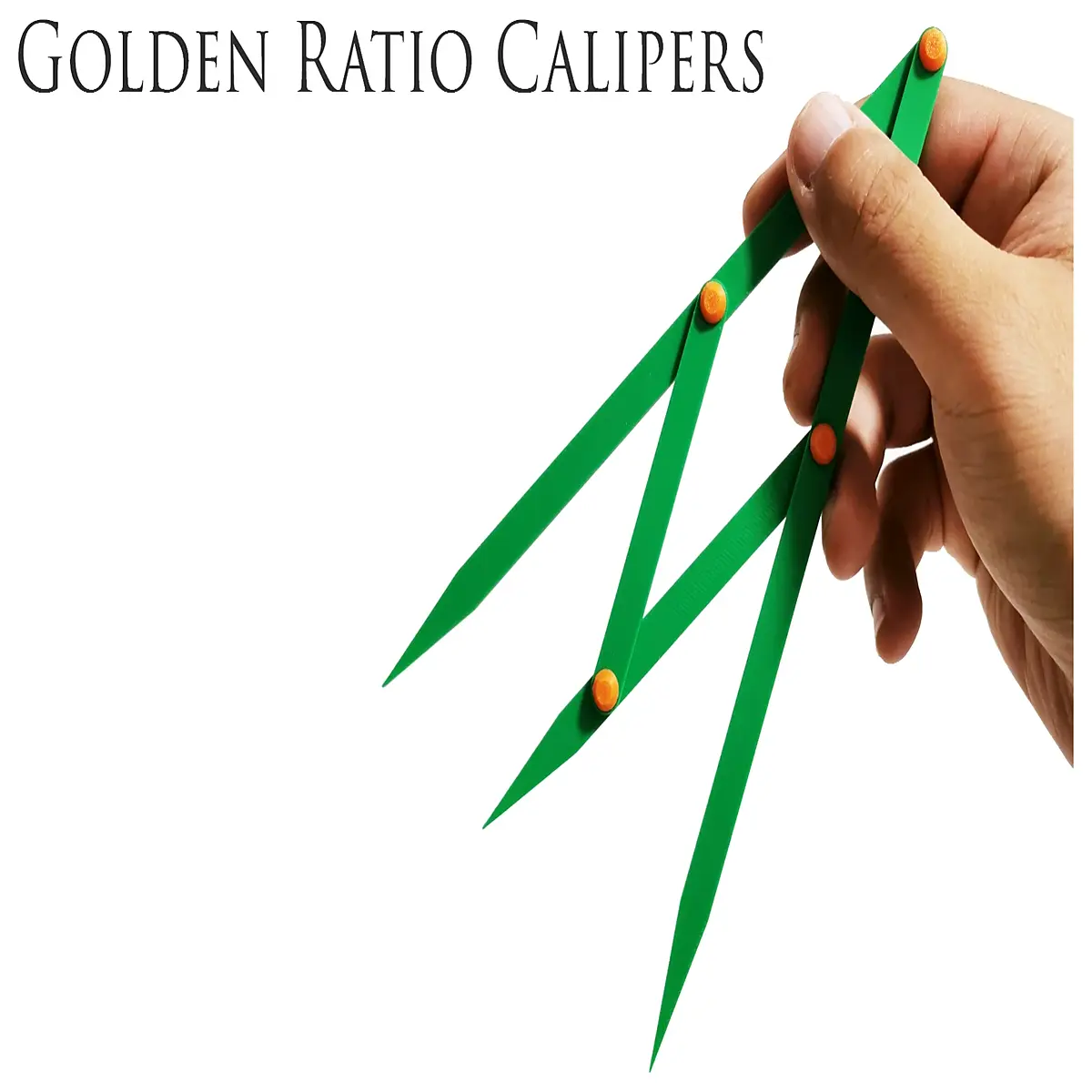golden ratio caliper tool for art design symmetry ruler measurement gauge
