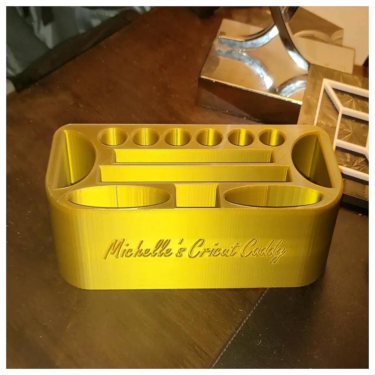 cricut tool organizer storage caddy for cutting machine accessories holder craft room organization