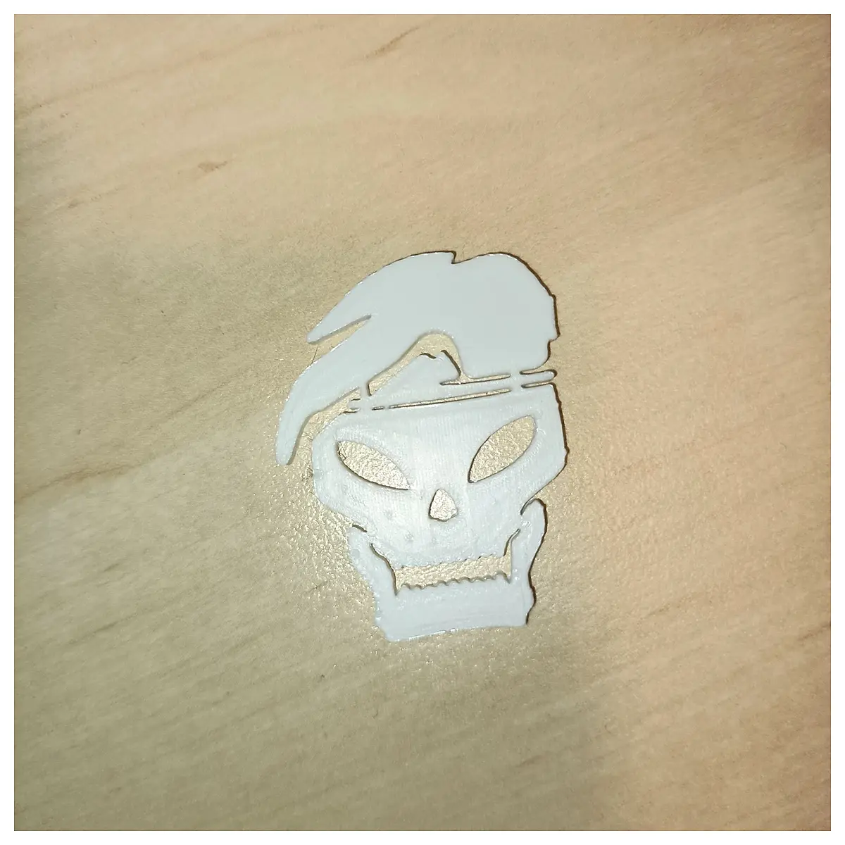 skull sticker decal gaming laptop car window vinyl waterproof