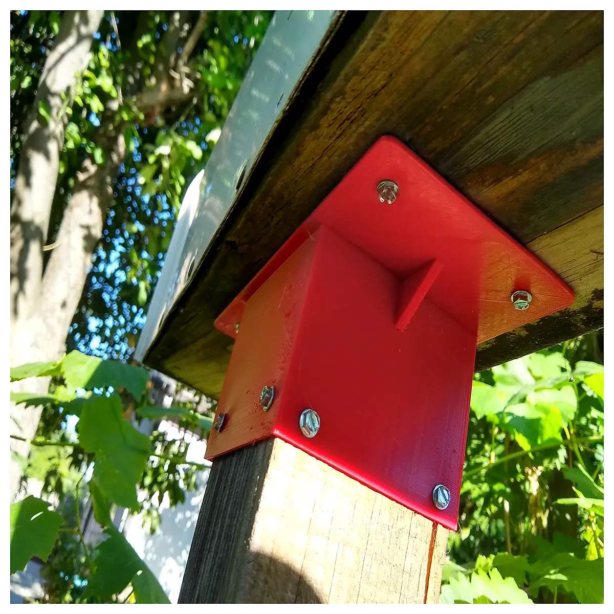 mailbox post adapter bracket mount for wooden fence posts standard size replacement hardware
