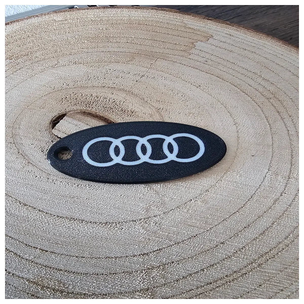 keychain metal leather key ring pendant a4 q5 q7