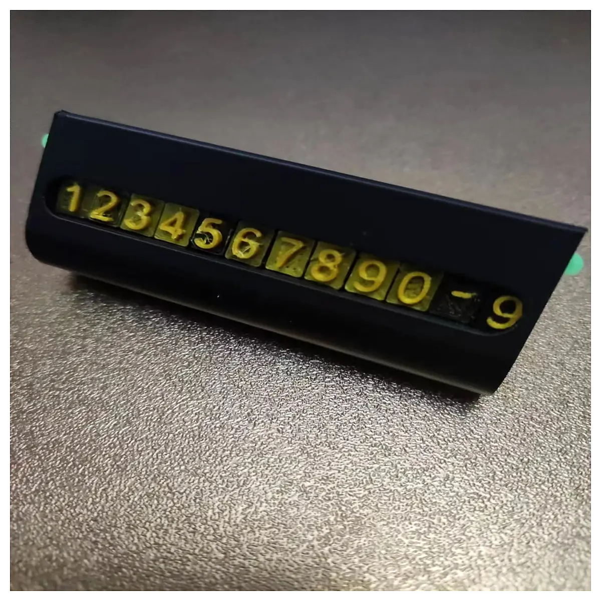 privacy license plate holder with flip cover hidden phone number parking card anti theft sliding door car tag for safe contact info