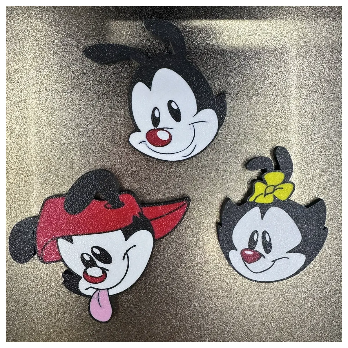 animaniacs magnet school bag waterproof canvas backpack for kids
