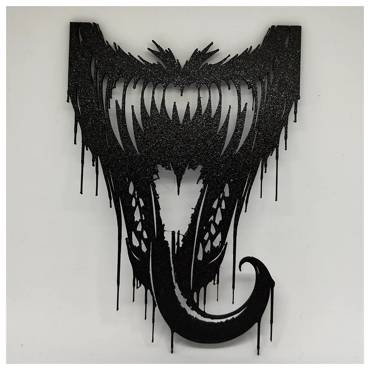 horror mouth wall art canvas scary face decor for bedroom gaming room spooky gothic aesthetic poster