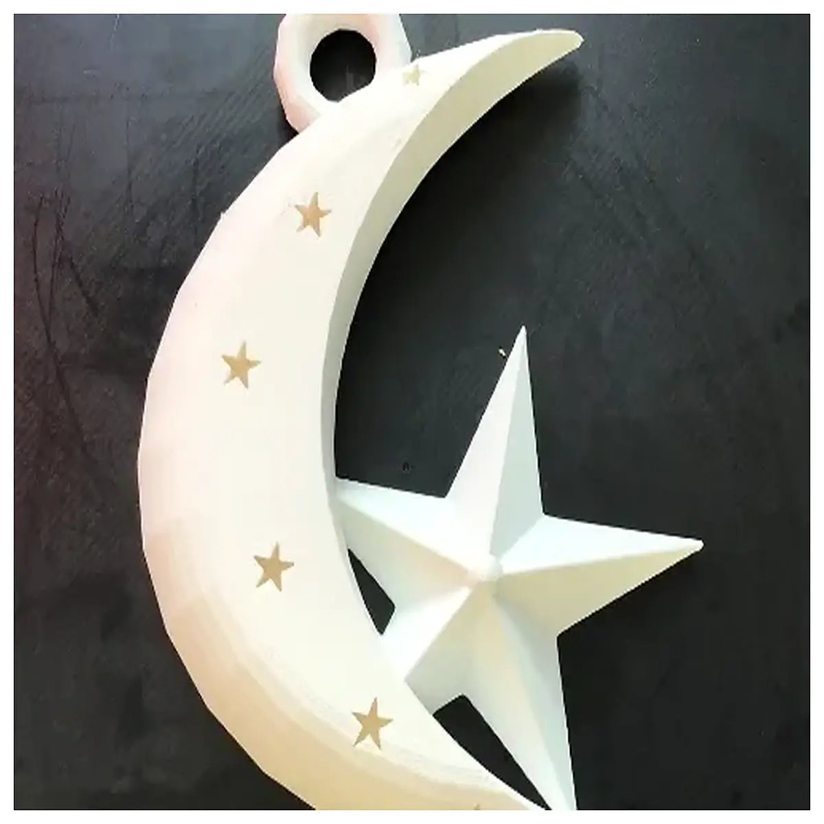 eid al fitr moon star hanging decoration islamic ramadan party supplies home decor