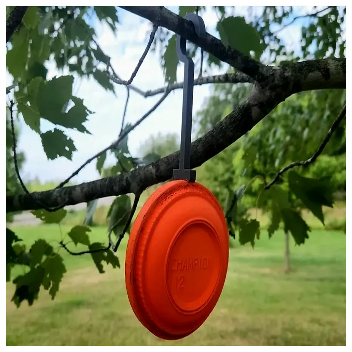 clay pigeon trap holder mount for shooting sports target practice range equipment