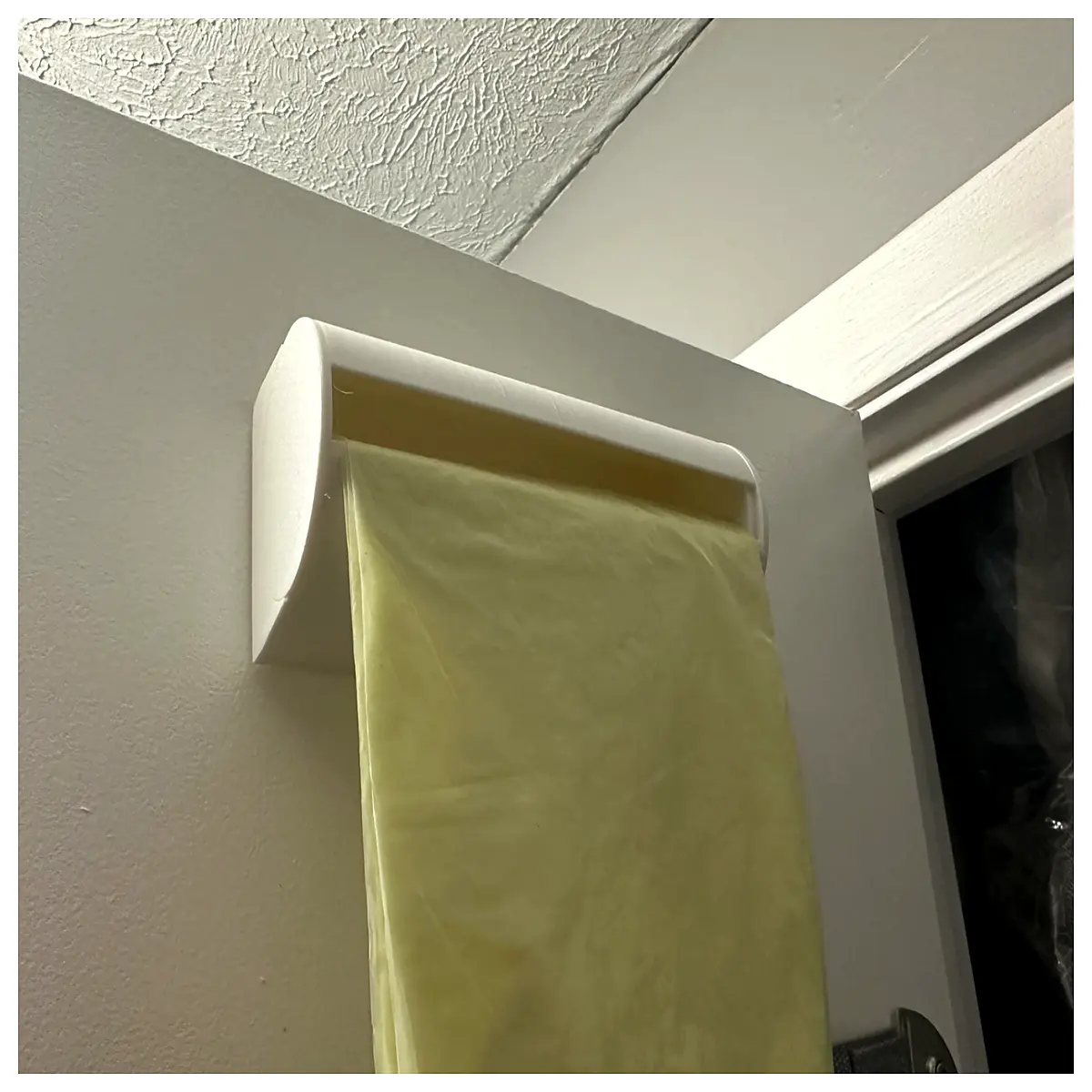 office trash can holder desk waste bin organizer rack under sink garbage bag dispenser mount