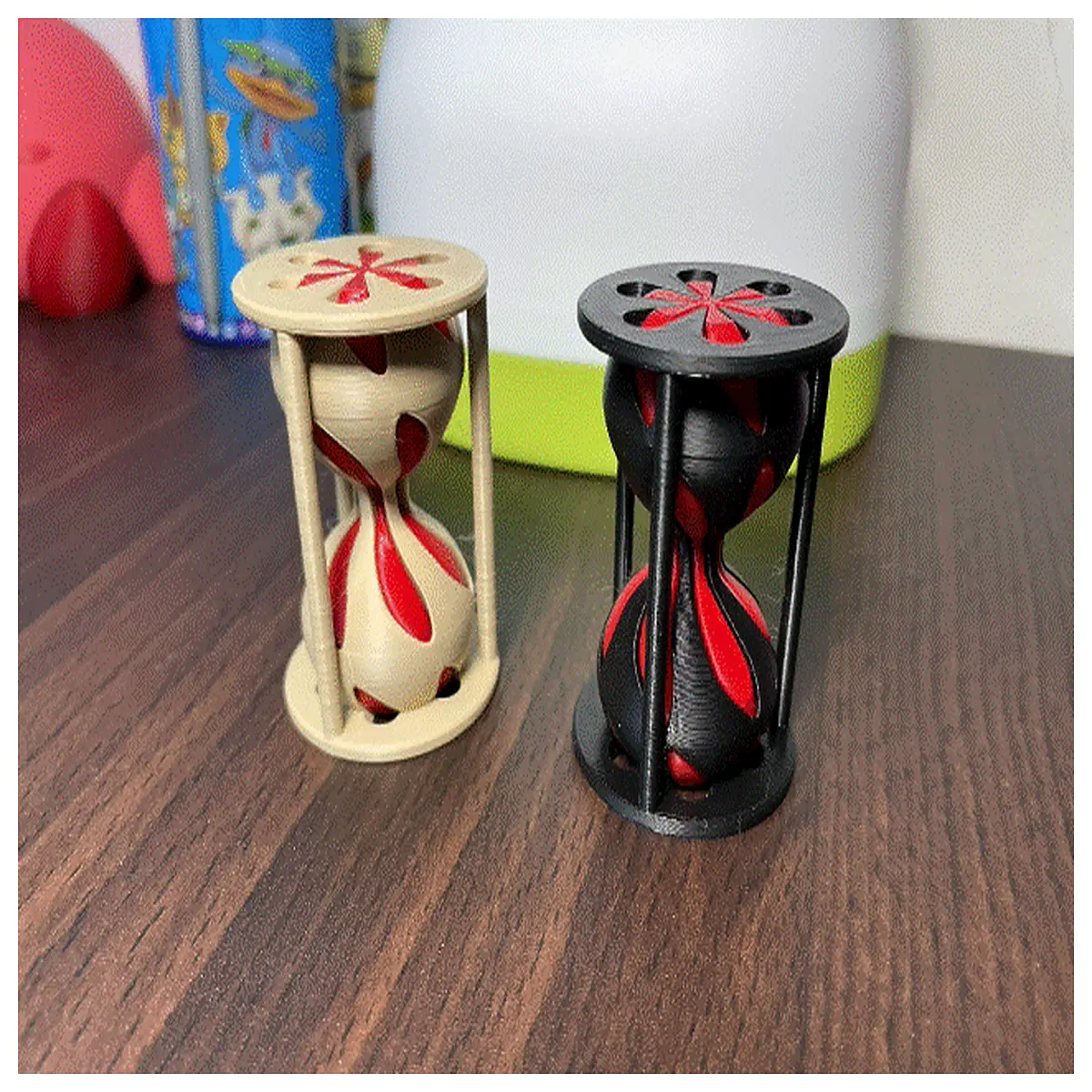 see through hourglass timer for desk transparent sand clock kitchen cooking countdown glass hourglasses for home decor office supplies