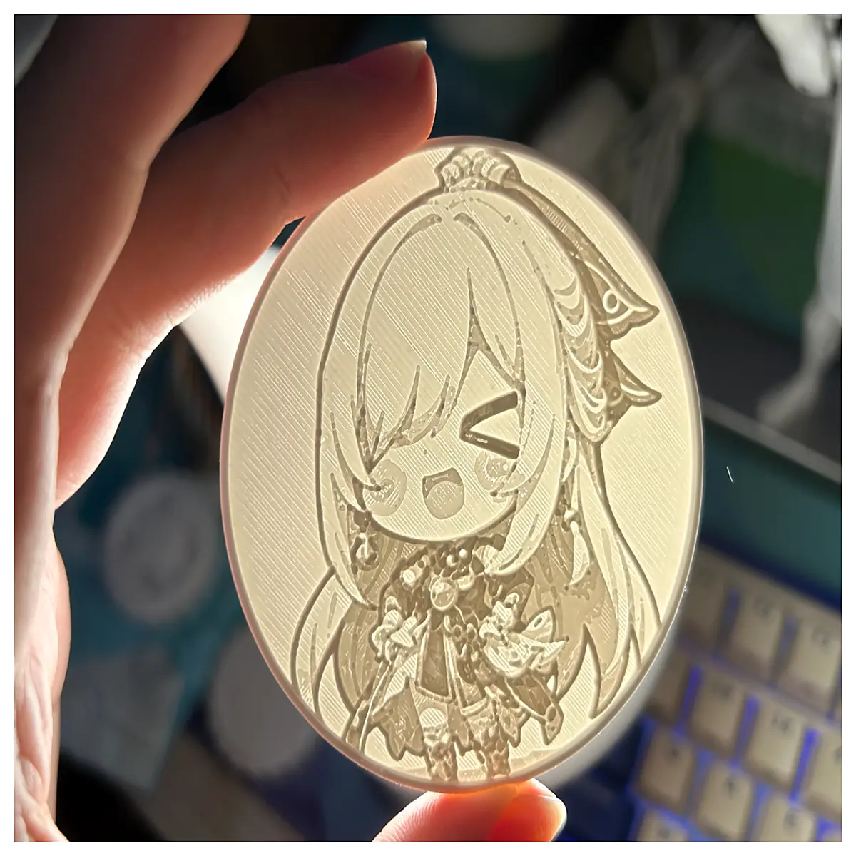 star rail jingliu cosplay badge enamel pin anime art style collectible gift