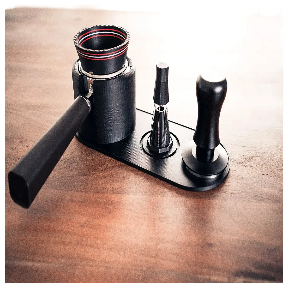lelit 58mm tamper holder for espresso machine coffee bar organization tool portafilter accessory organizer