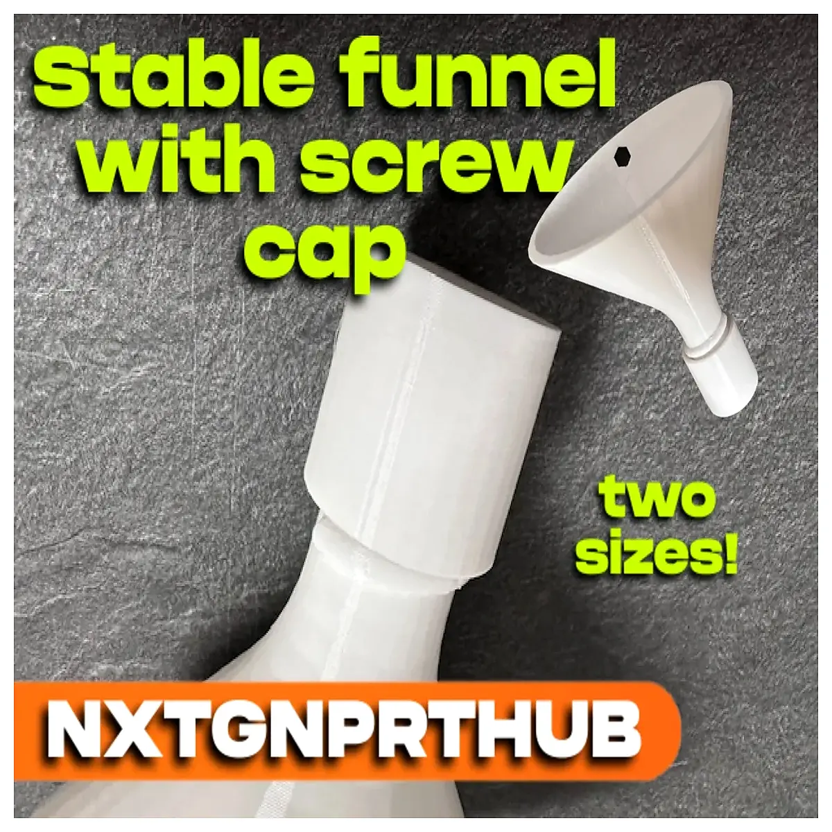 stainless steel lab funnel with stopcock and screw cap for precise liquid transfer