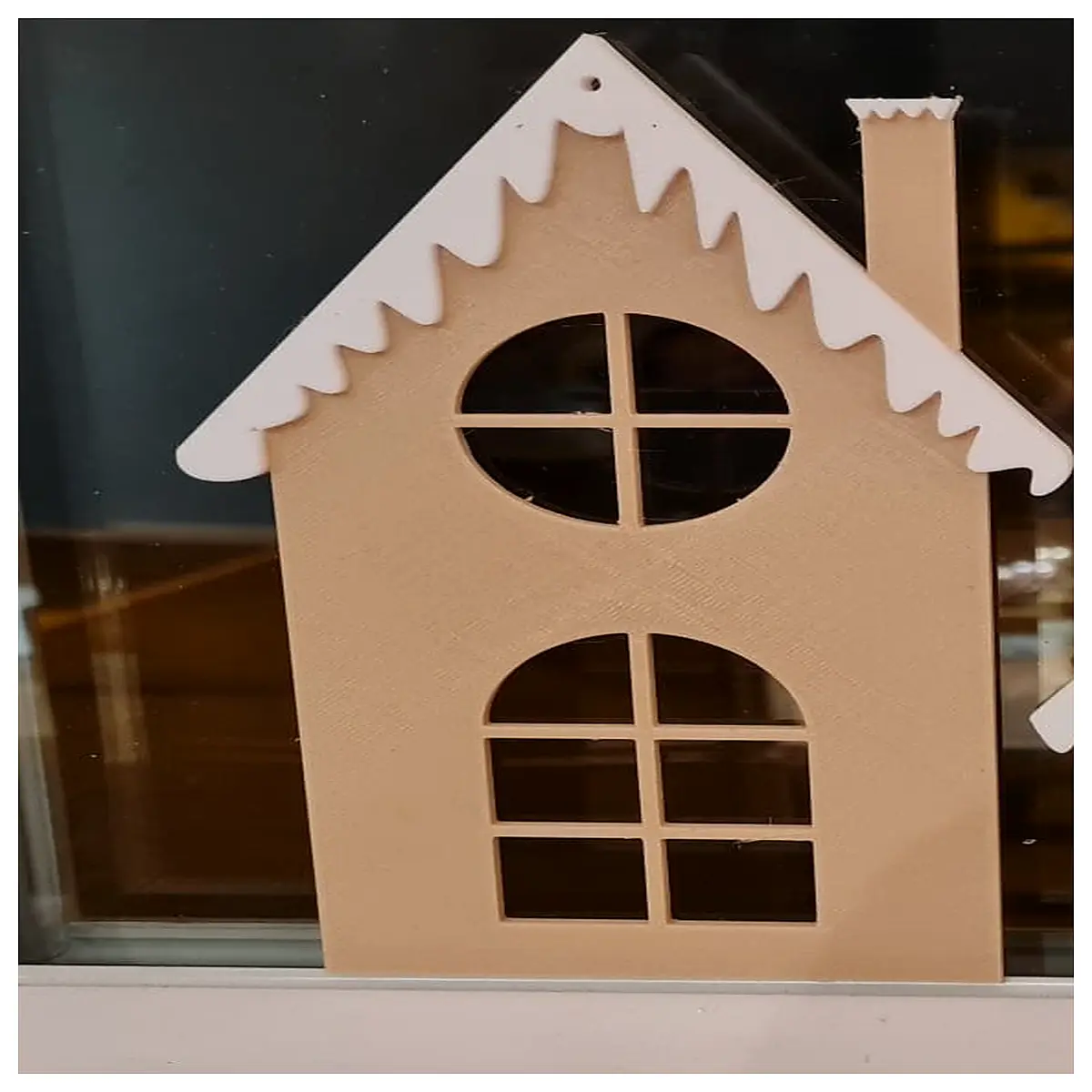 foldable mini christmas cabin ornament lightweight hollow tree decoration space saving holiday home decor