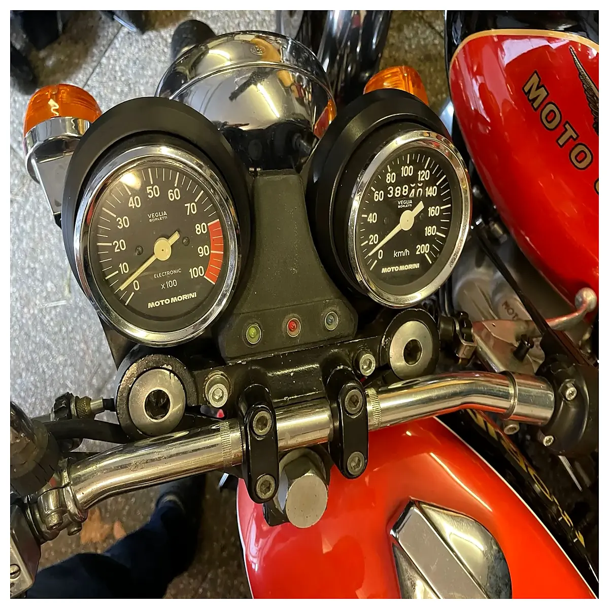 moto morini 350 instrument cluster bezel ring cover replacement parts dashboard trim accent