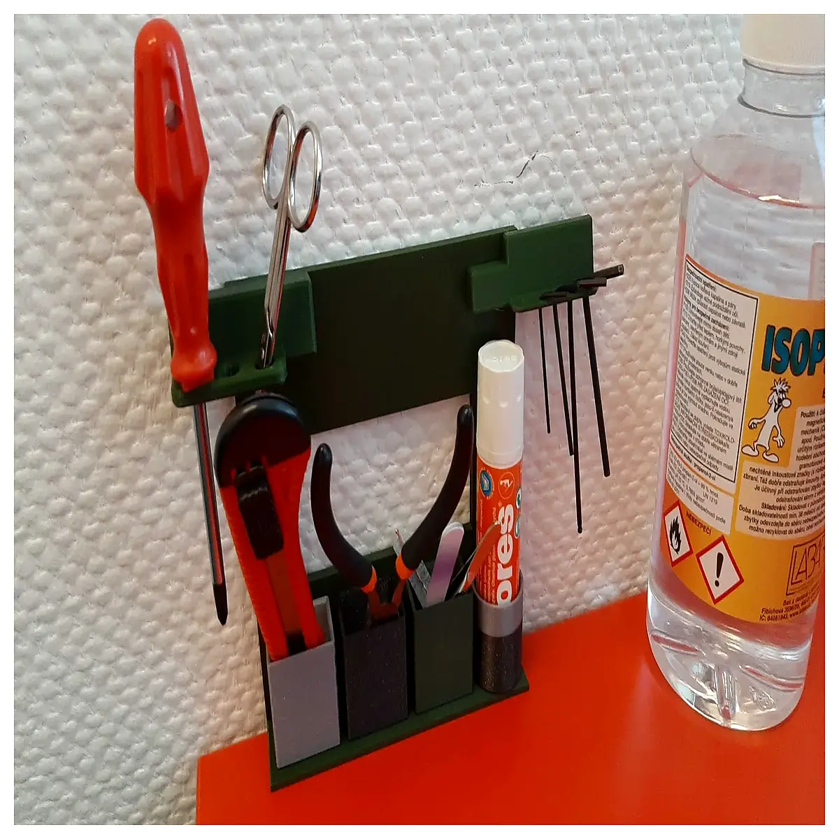 small desk organizer for pens and office supplies compact desktop storage box with compartments