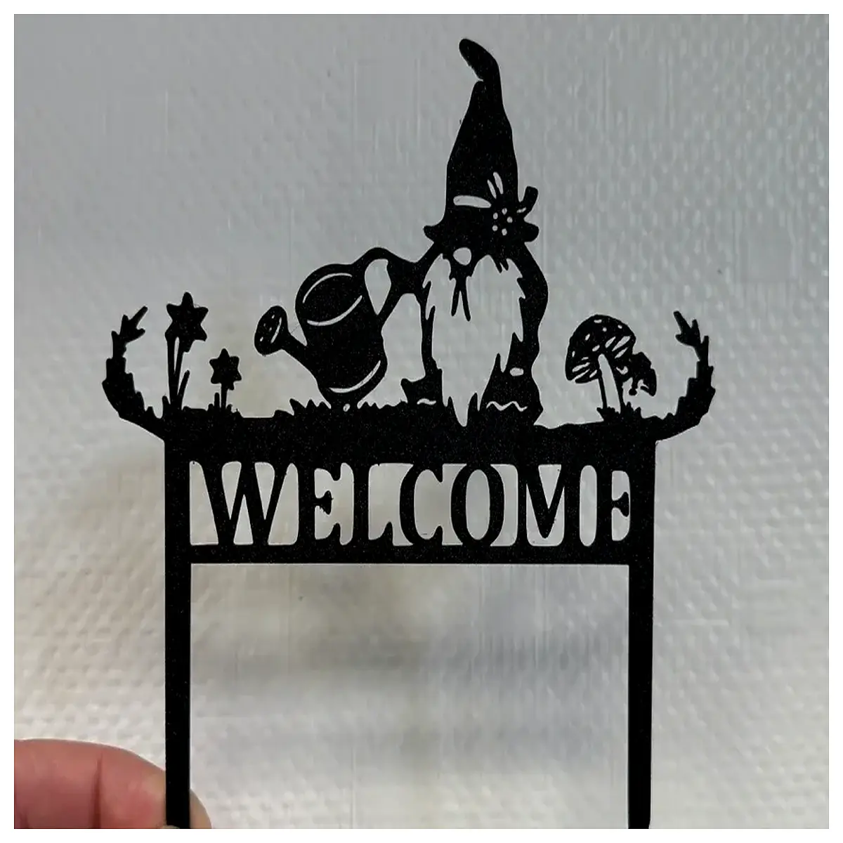 dwarf garden statues welcome sign outdoor decor whimsical fairy yard art