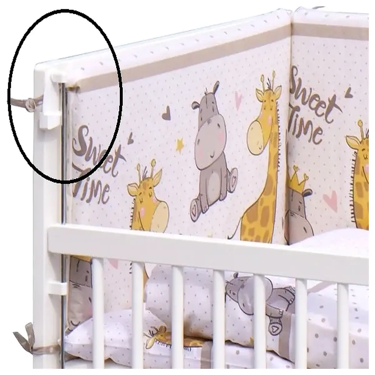 wall mounted kids bed safety clip anti fall guard for crib toddler railing stopper