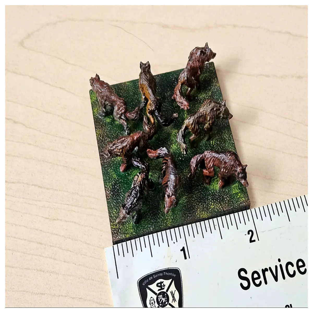 xerses dd base platform for miniatures figures collectible resin parts