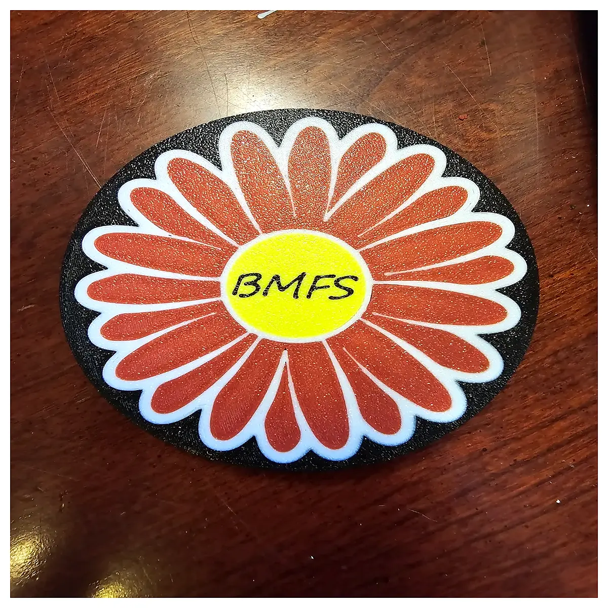 billy strings bmfs red daisy coaster music merch concert gift