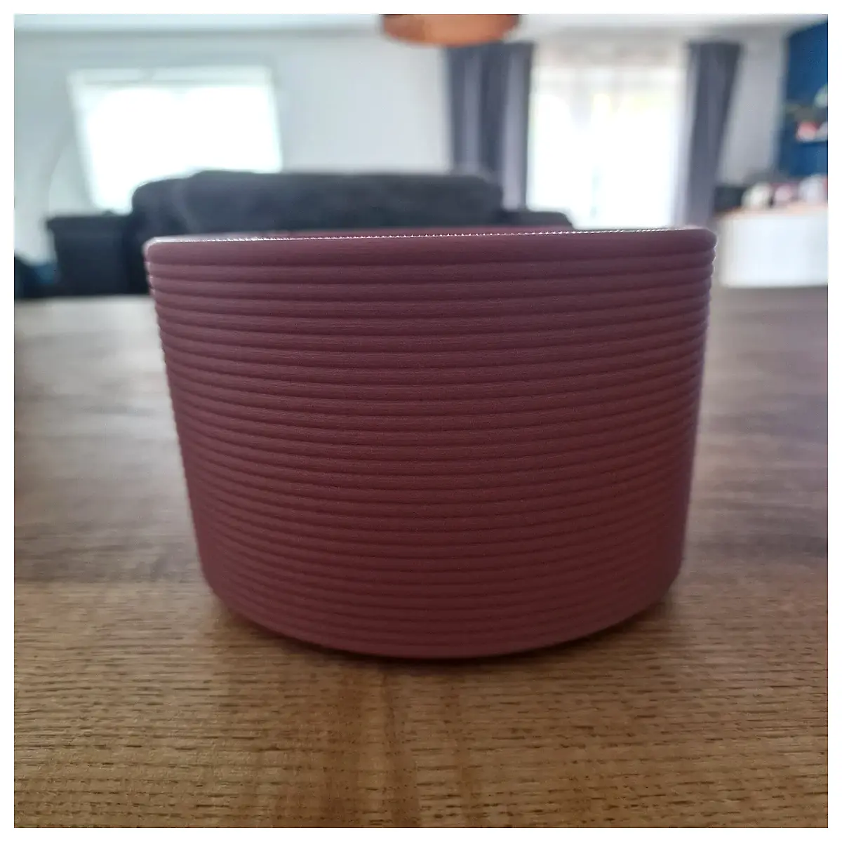 modern ribbed ceramic planter large indoor plant pot textured grey succulent vase contemporary home decor