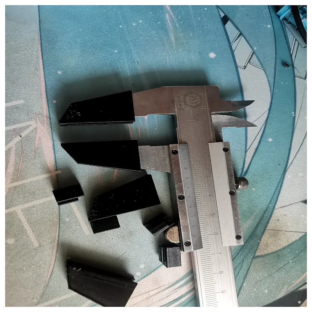 caliper extension set for deep internal measurement