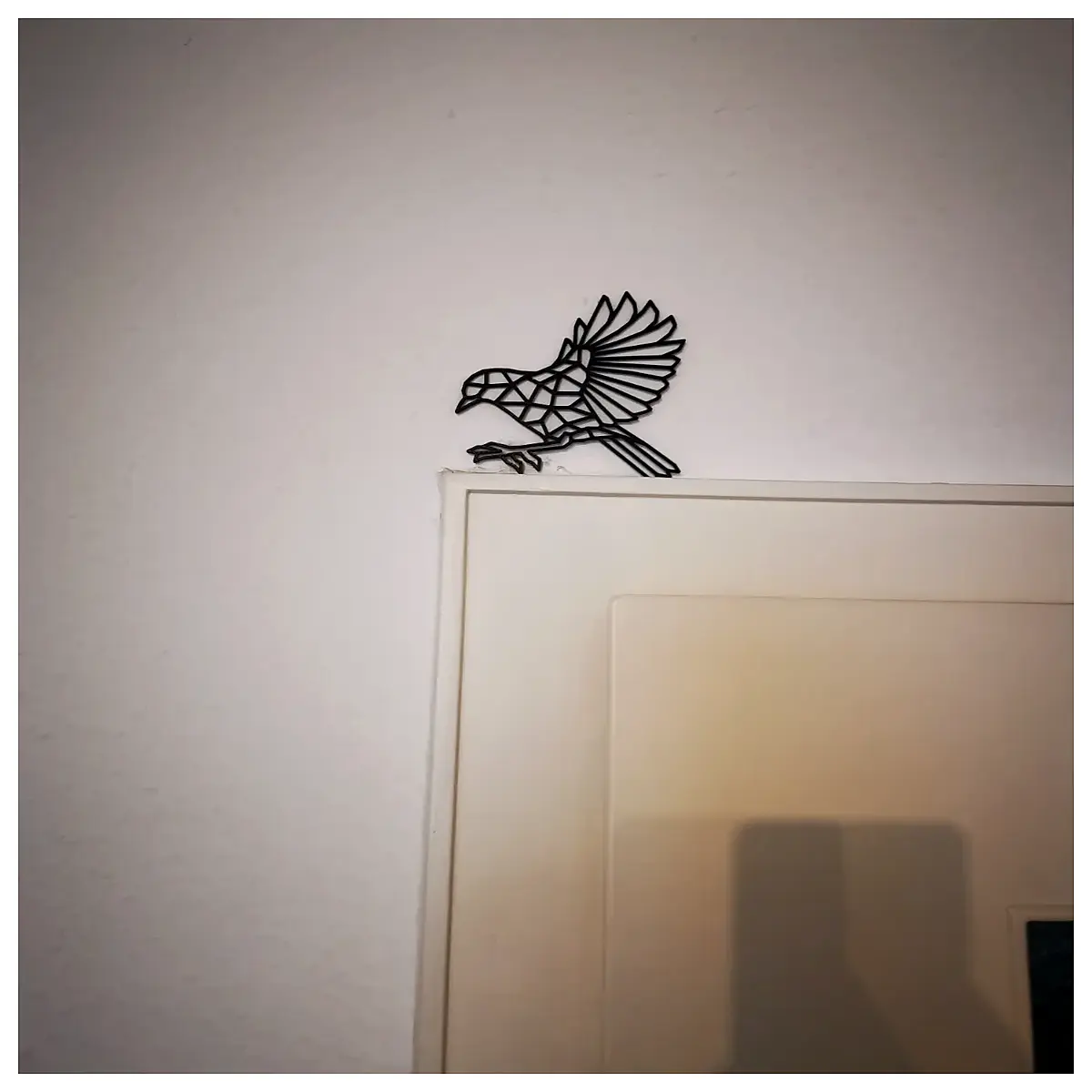 modern geometric bird wall art polygon abstract canvas prints for living room minimalist line drawing decor contemporary animal silhouette posters