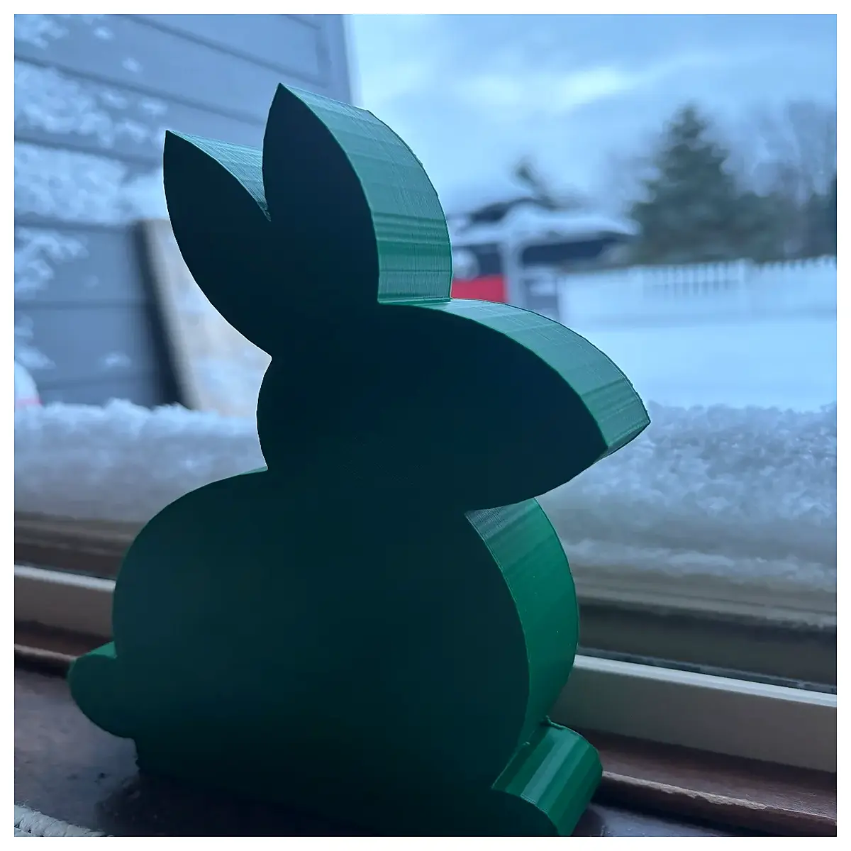 cute bunny home decor figurine for shelf rabbit statue for garden patio whimsical animal art piece