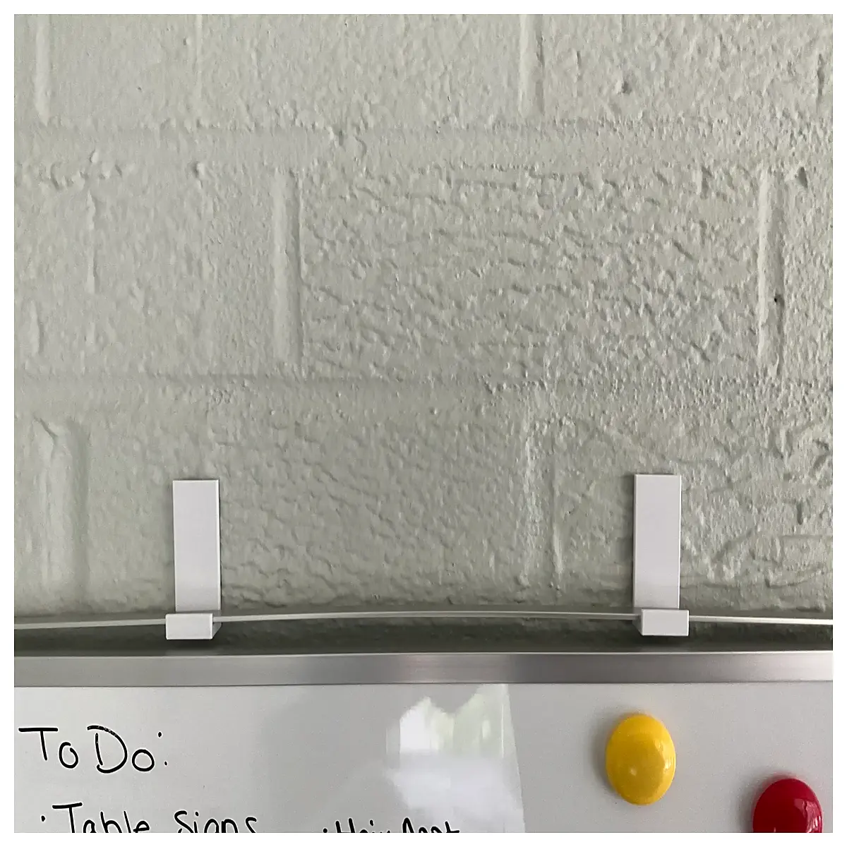 reusable dry erase board wall hooks for notes whiteboard organizer clips sticky memo holder rack