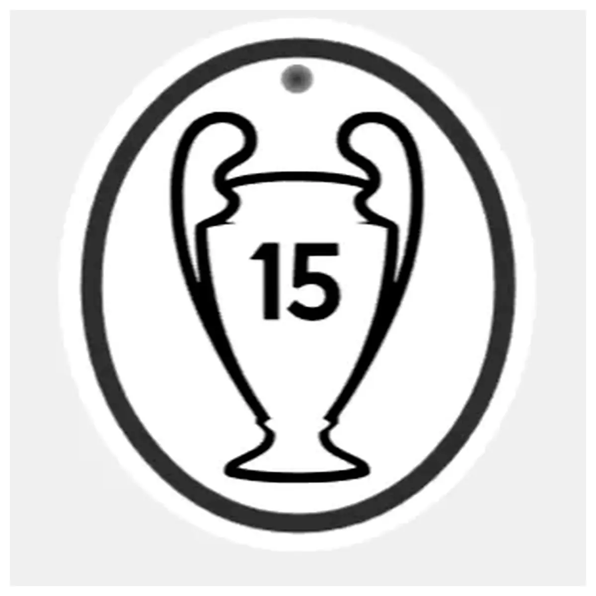 real madrid champions league trophy keychain 15 titles commemorative fans