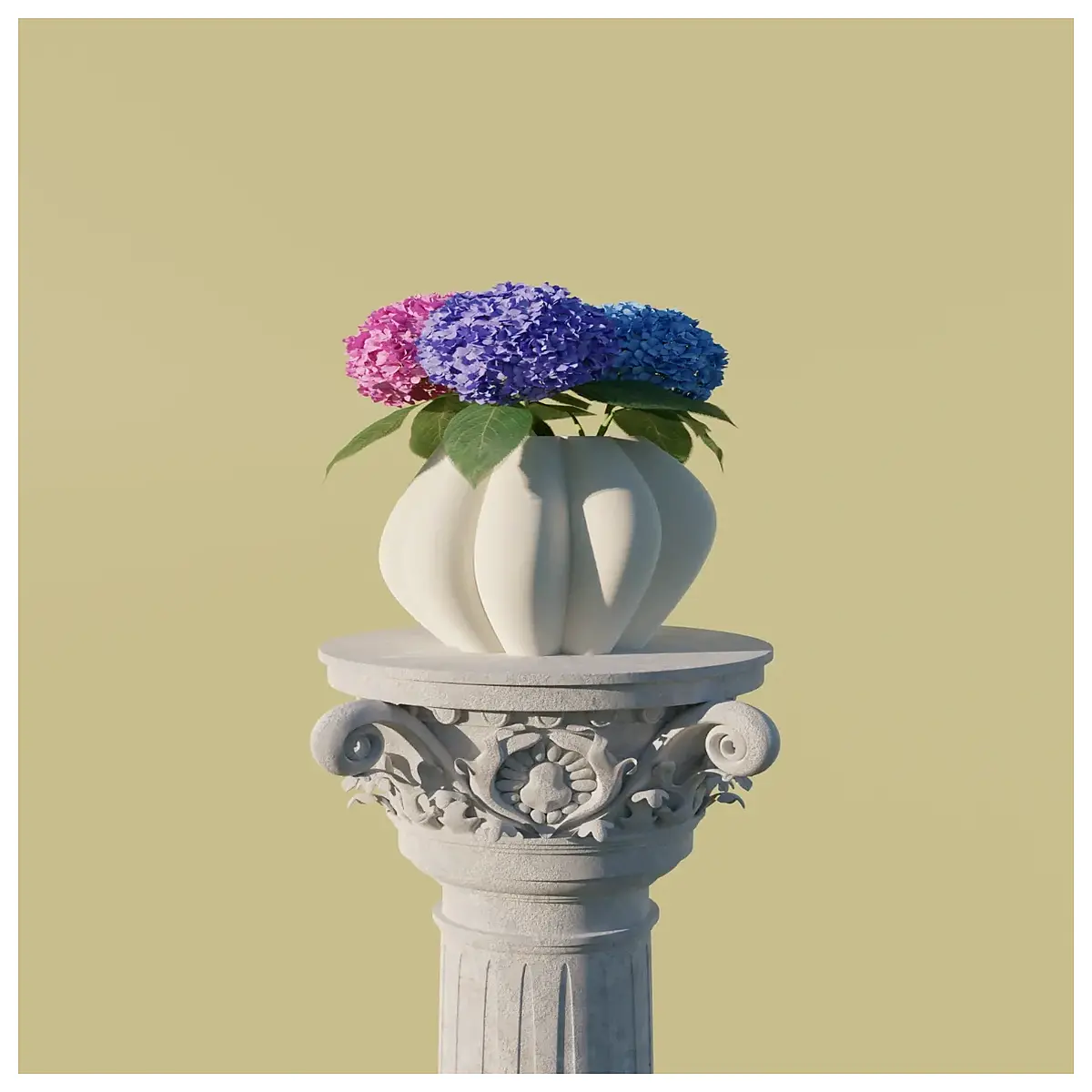 modern ceramic vase for home decor tall glass flower holder for wedding centerpiece minimalist white planter for dried eucalyptus