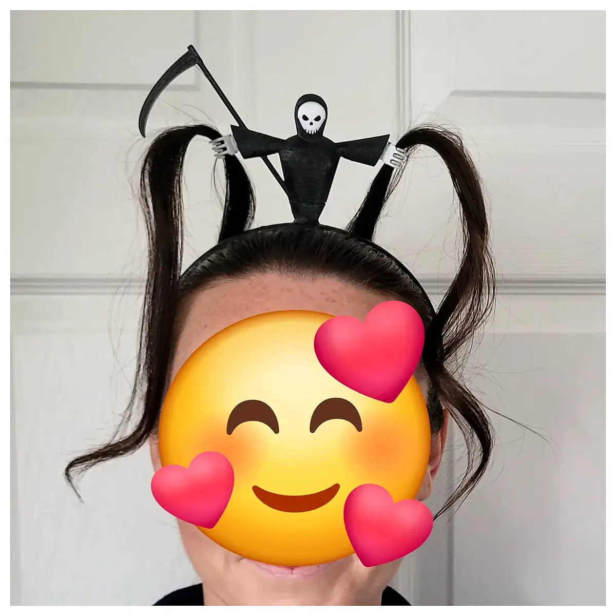 ghost skull headband halloween party accessory spooky decoration