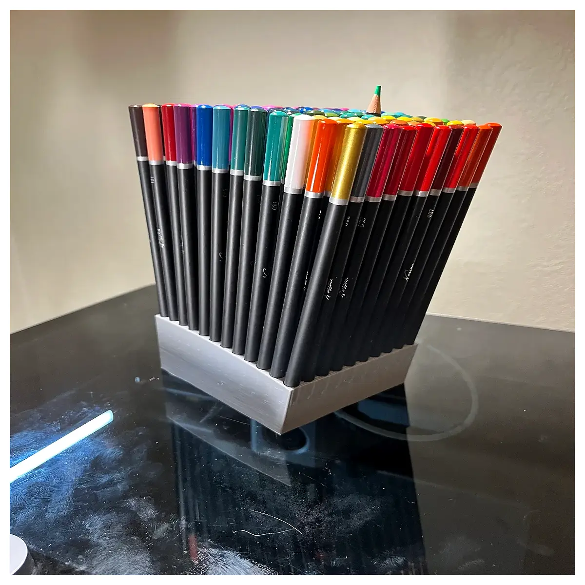 desk organizer for pencils and pens wooden pencil holder caddy storage box
