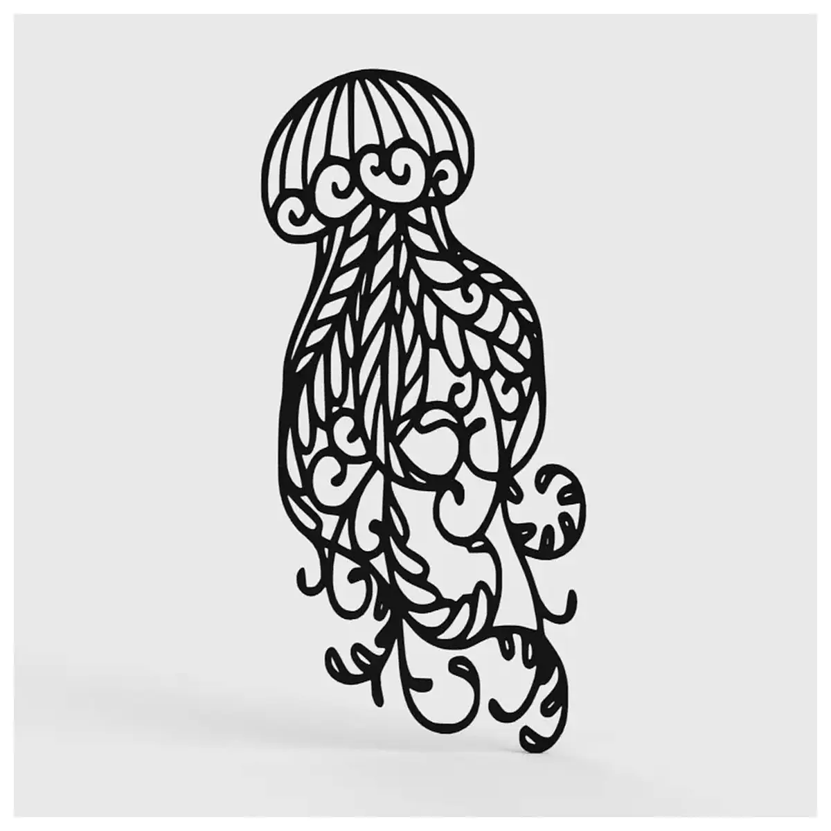 jellyfish wall art canvas prints marine life decor for living room glowing ocean theme bedroom poster abstract sea creature posters modern hom