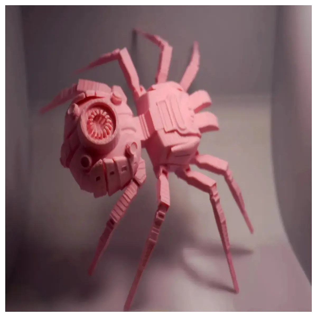 printed articulated spider toy movable mechanical arachnid desktop science piece